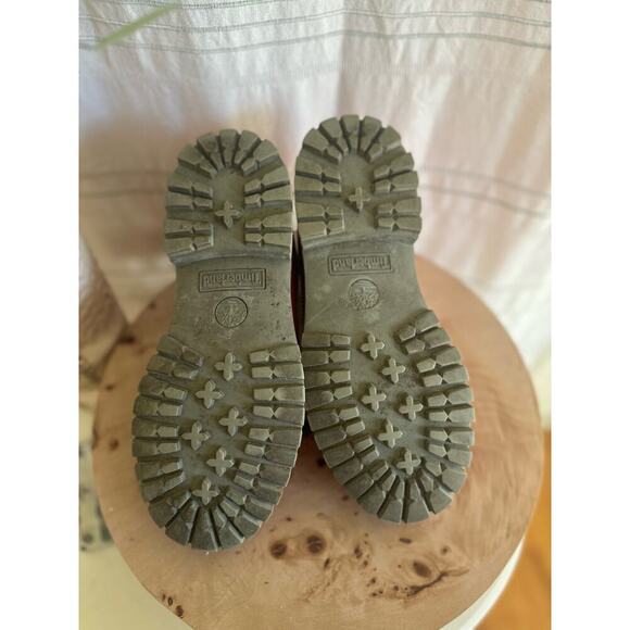 Timberland Nellie Chukka Waterproof Boots Pink Leather Women’s Size 8 Y2K - Picture 7 of 8